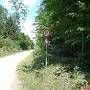 Die Schotter Highway am Anfang der Rh�n